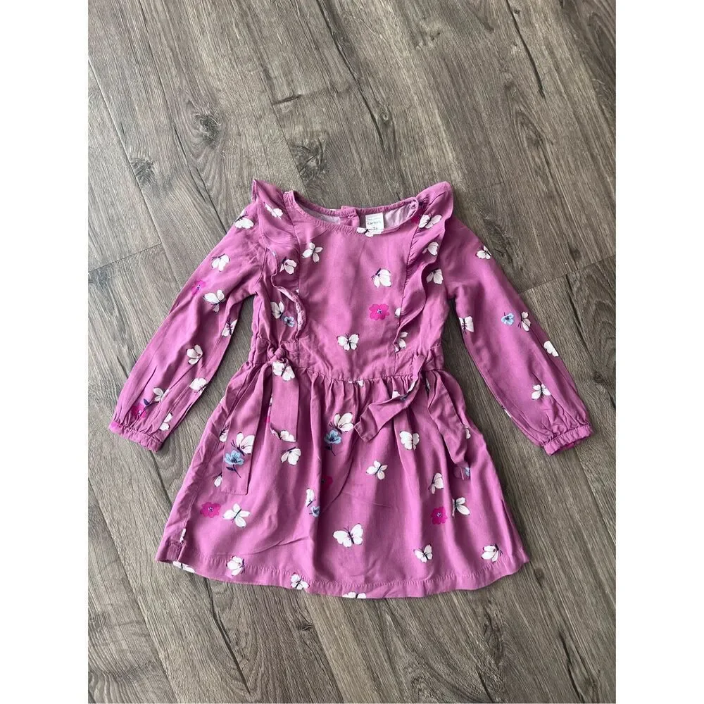 Carter’s  Toddler Girl Floral Butterfly Dress size 3T